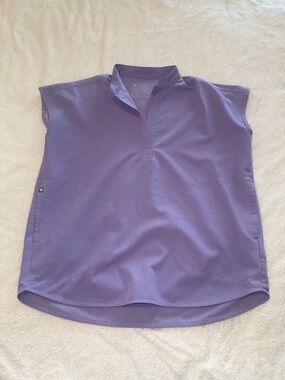 Figs light purple Rafaela top